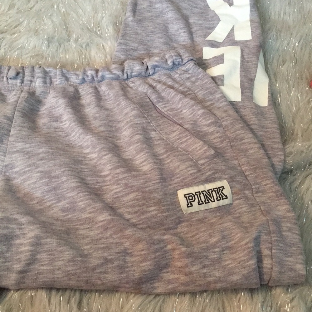 Pink sweat pants